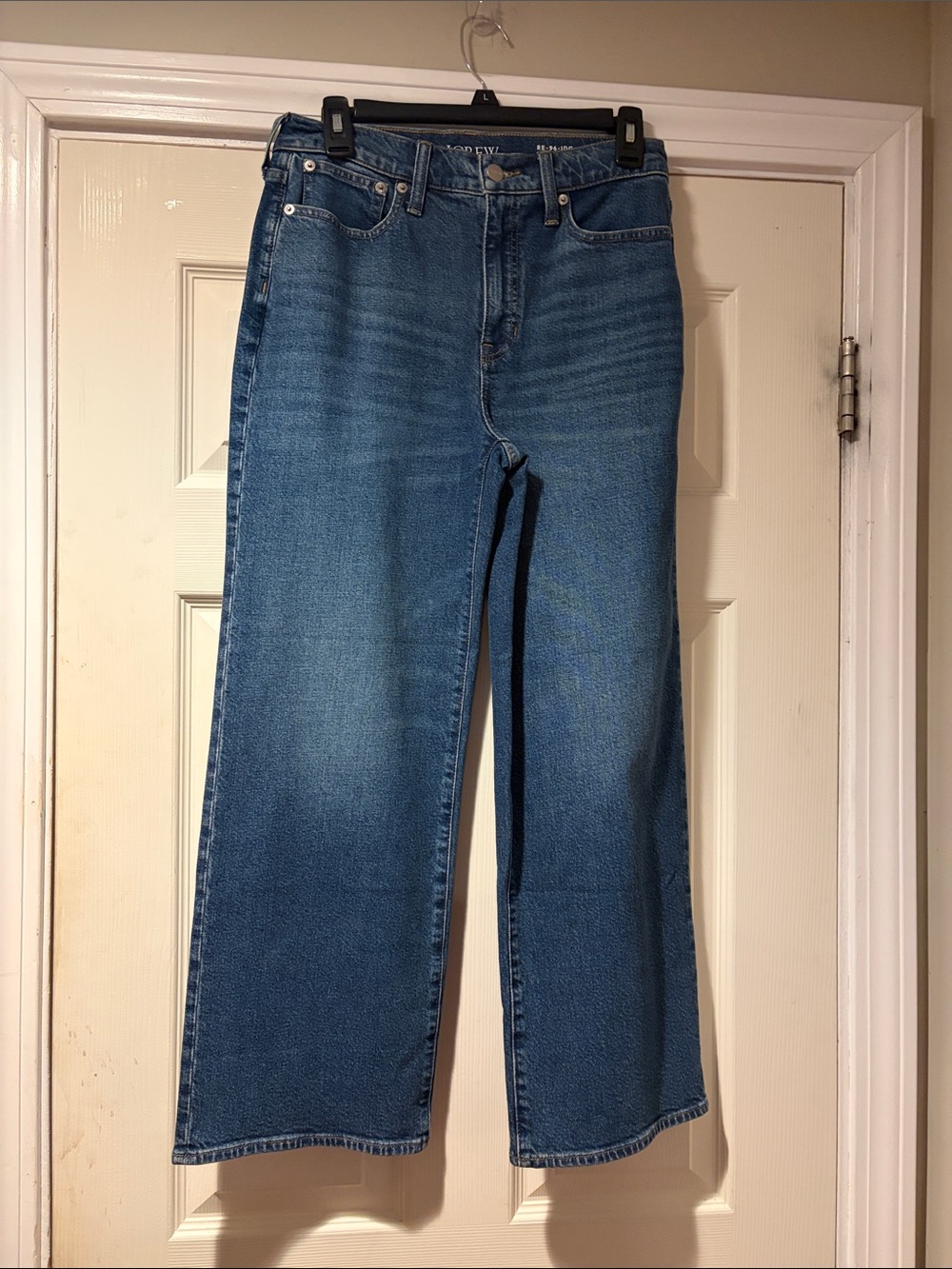 J. Crew Women's Wide-Leg Jeans - Medium Blue 27